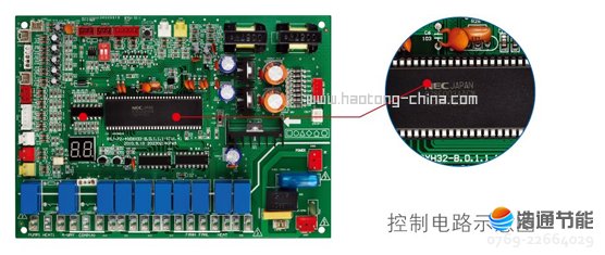 美的空氣能熱泵高溫直熱循環式RSJ-200/S-532V先進微電腦控制板,NEC高速處理芯片