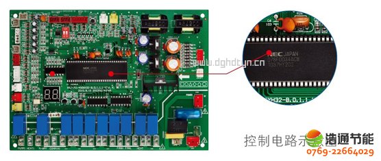 美的空氣能熱泵高溫直熱循環式RSJ-300/S-820-C先進微電腦控制板,NEC高速處理芯片